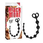Perle anale din silicon Black Mont 30 cm