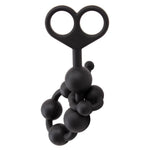 Perle anale din silicon Black Mont 30 cm