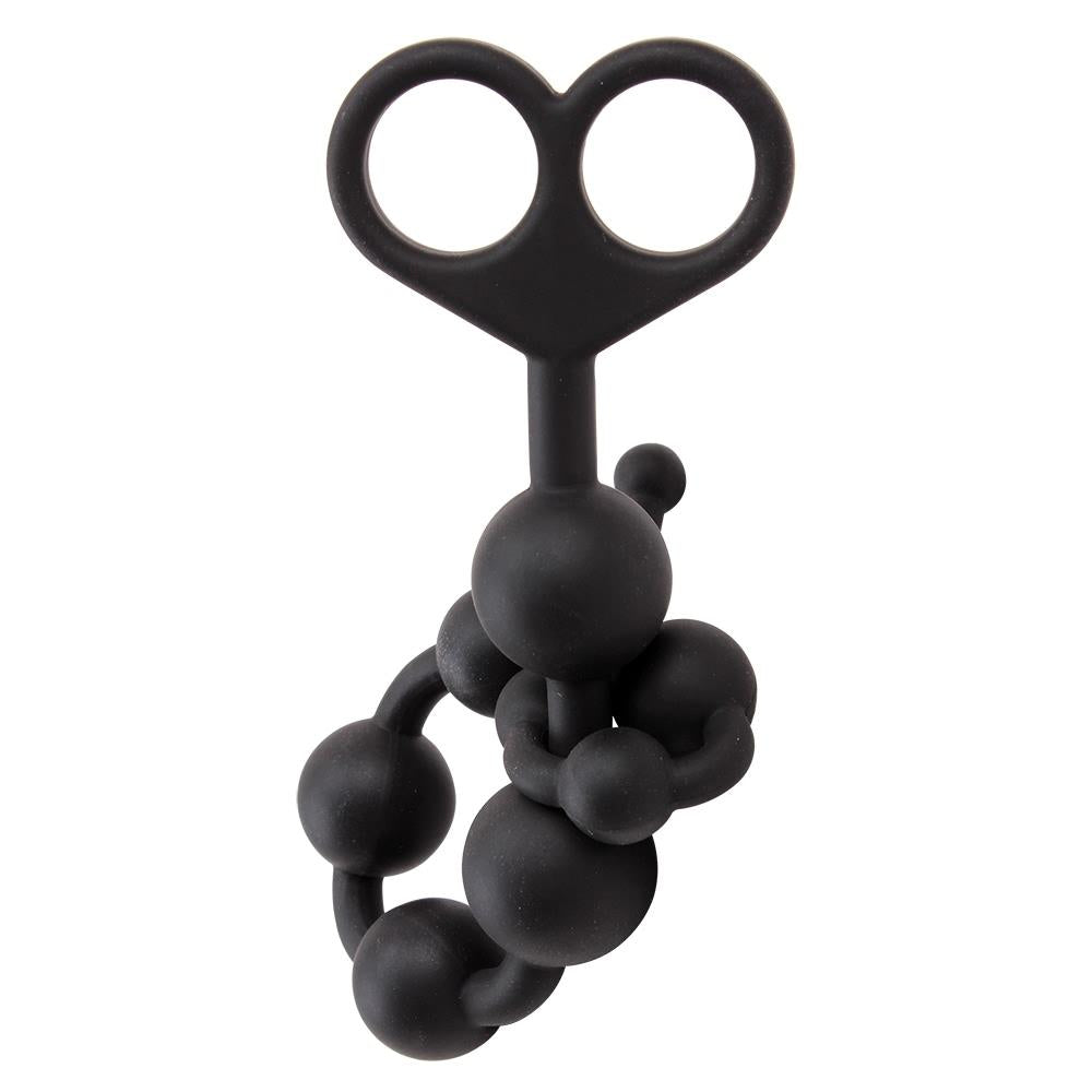 Perle anale din silicon Black Mont 30 cm