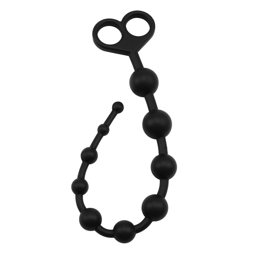 Perle anale din silicon Black Mont 30 cm