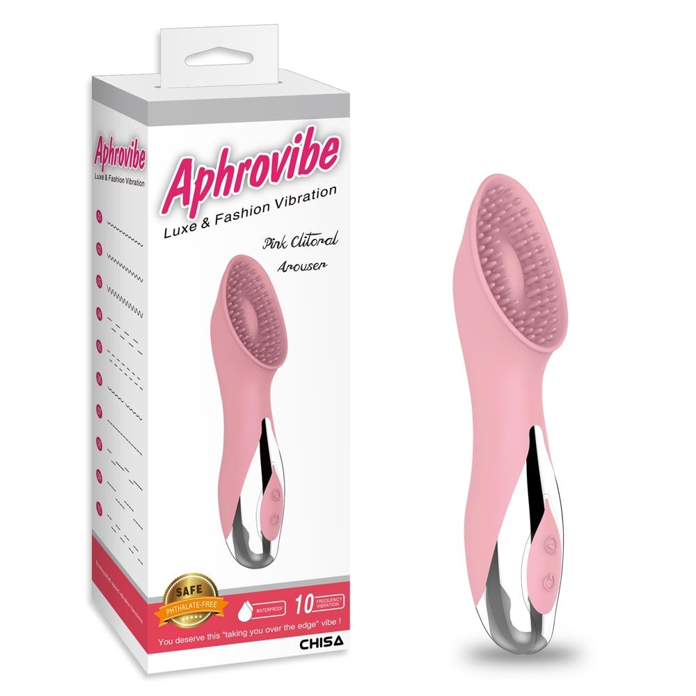 Stimulator Clitoridian din Silicon Aphrovibe, Rezistent la Apă, 10 Vibrații, Reîncărcabil