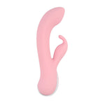 Vibrator Aphrovibe din silicon tip iepuraș, 10 funcții, USB, 18 cm