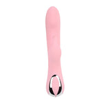 Vibrator Aphrovibe din silicon tip iepuraș, 10 funcții, USB, 18 cm