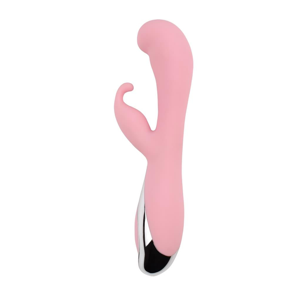Vibrator iepuraș din silicon Aphrovibe Vertigo Bunny Dream 19 cm
