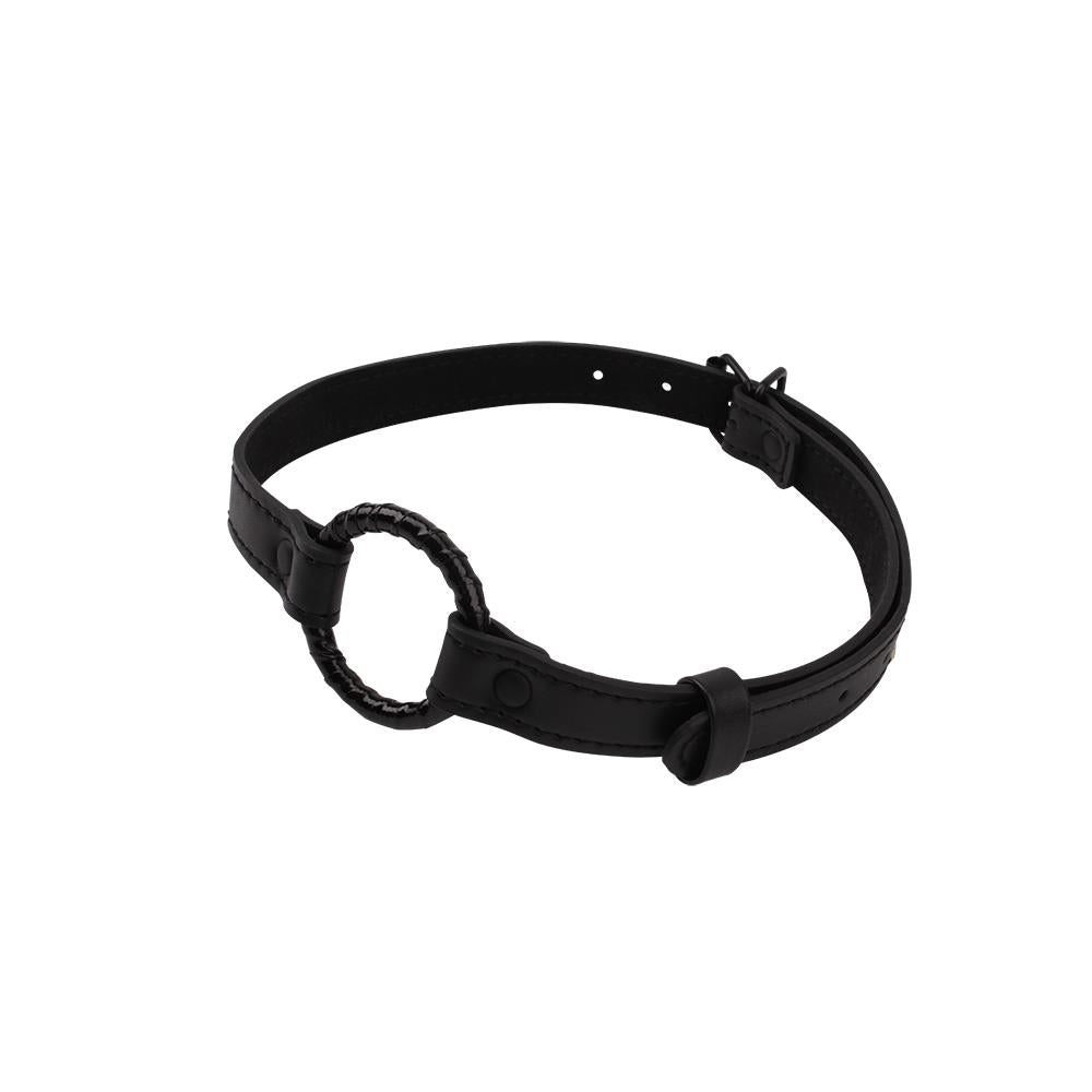 Căciulă metalică reglabilă Fierce Euphoria, neagră, cu inel O, 68 cm