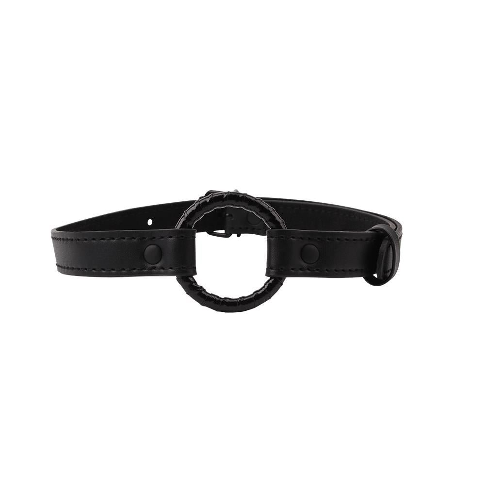 Căciulă metalică reglabilă Fierce Euphoria, neagră, cu inel O, 68 cm