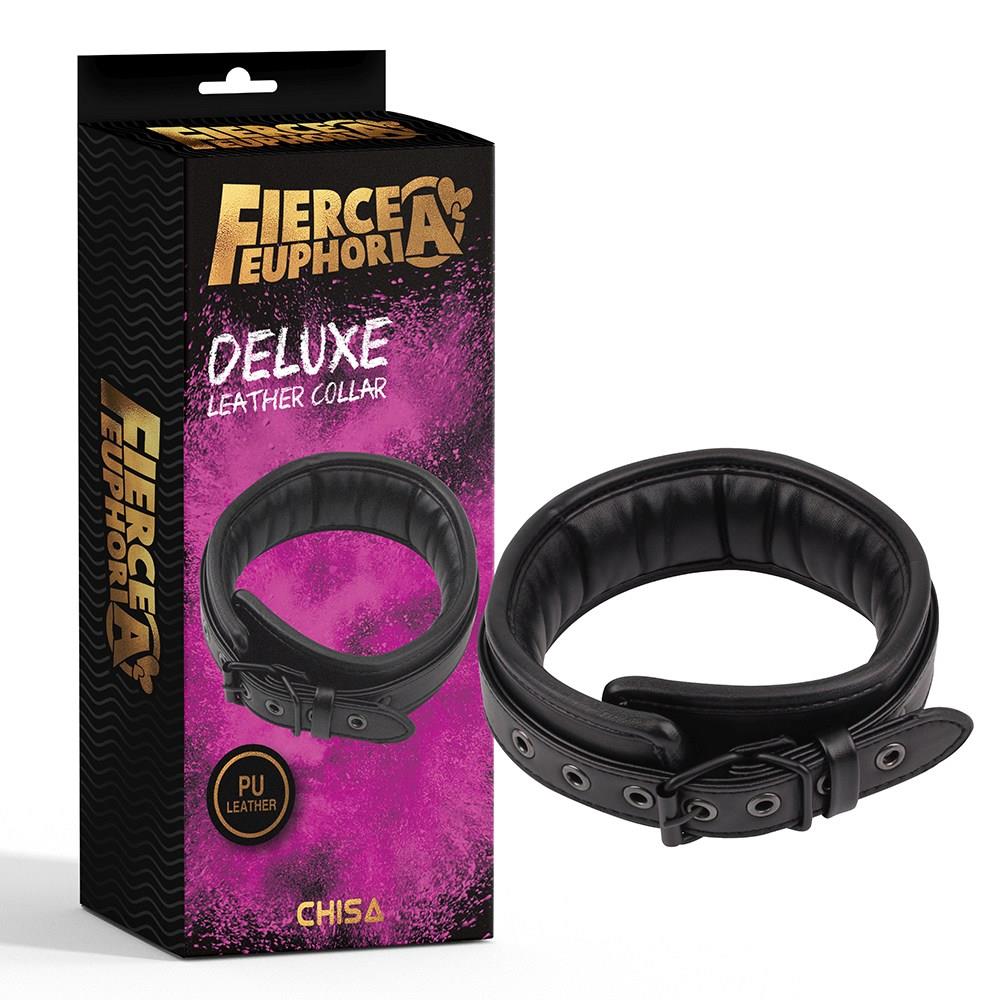Zgardă din piele reglabilă Fierce Euphoria Deluxe
