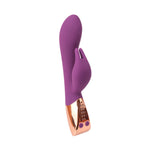 Vibrator Fierce Euphoria din silicon pentru punctul G, model iepuraș, violet, 20,5 cm