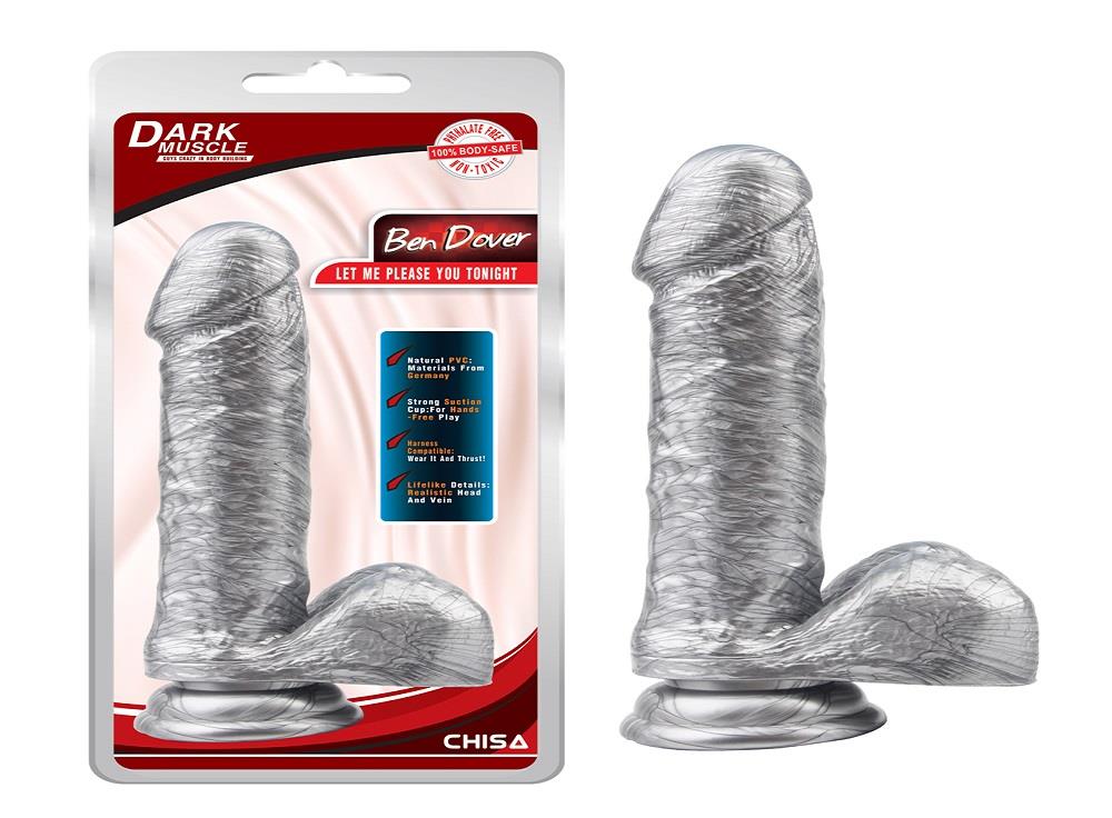 Dildo realist Ben Dover Silver DarkMuscle