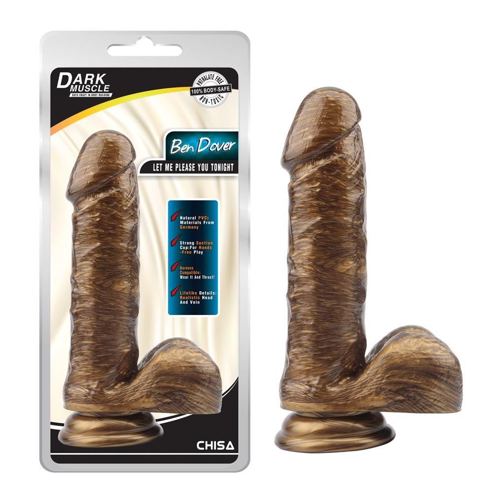 Dildo realist Ben Dover auriu 19,5 cm DarkMuscle