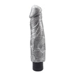 Vibrator realist argintiu DarkMuscle 23,5 cm