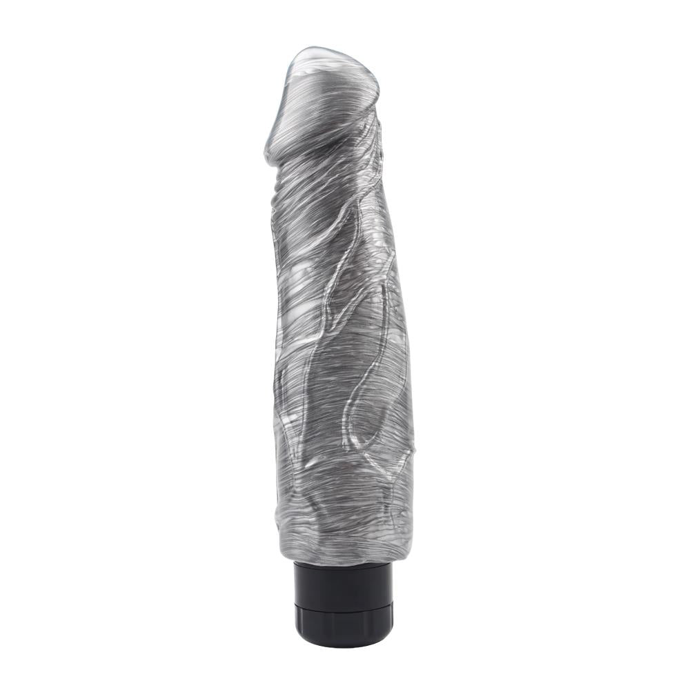 Vibrator realist argintiu DarkMuscle 23,5 cm