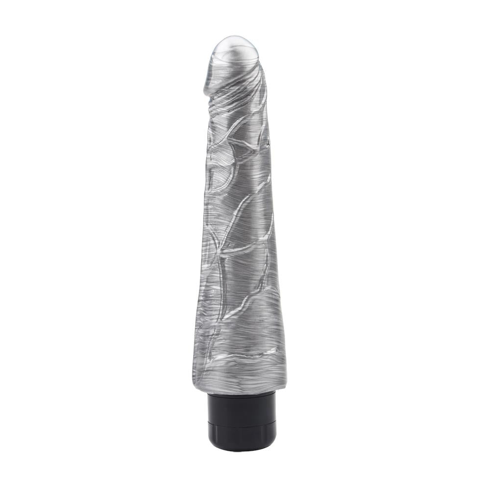 Vibrator realist DarkMuscle Johnny Boner argintiu 23 cm