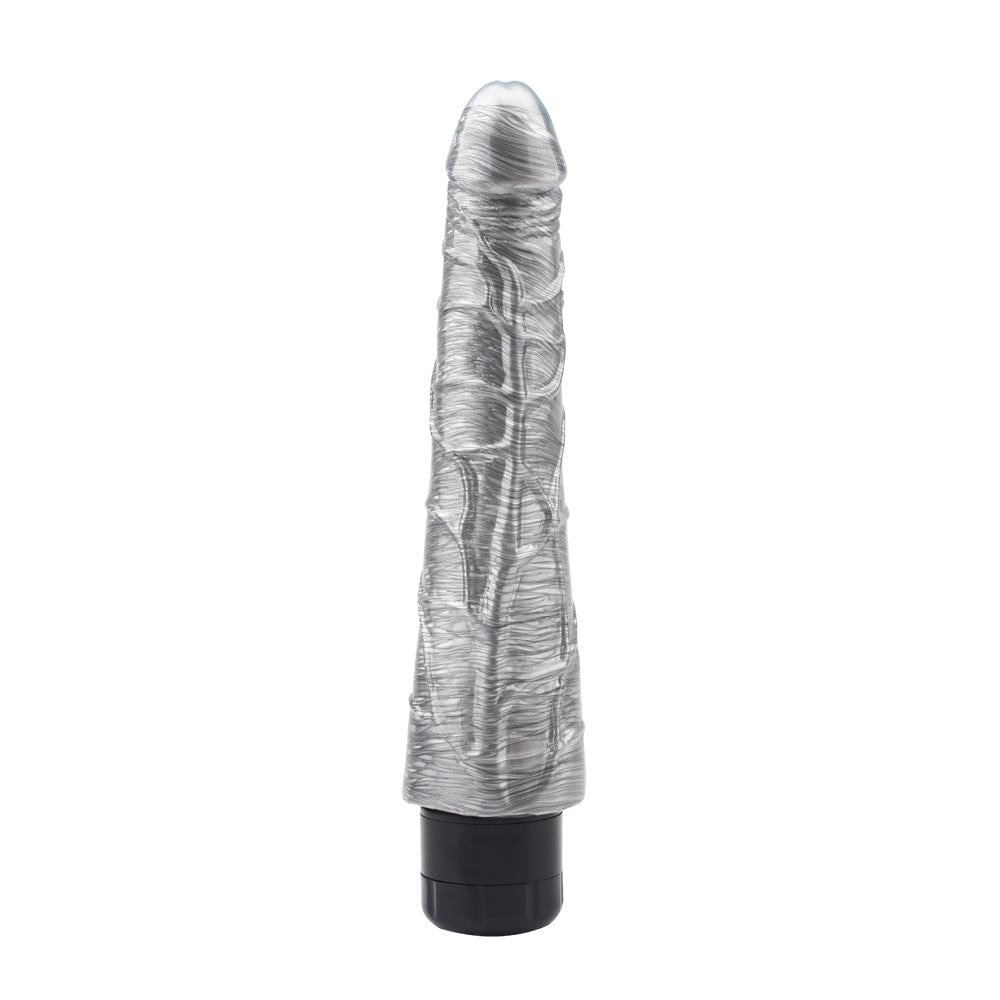 Vibrator realist DarkMuscle Johnny Boner argintiu 23 cm