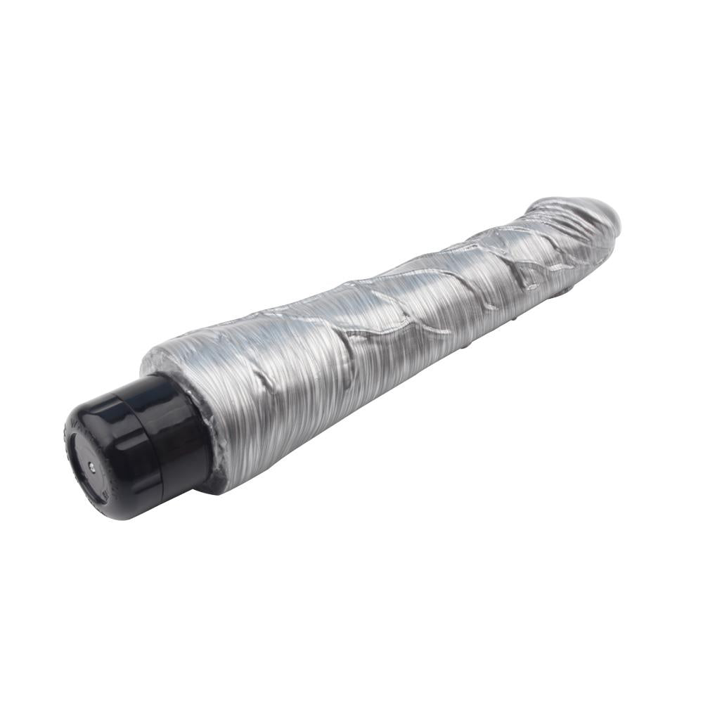 Vibrator realist DarkMuscle Johnny Boner argintiu 23 cm