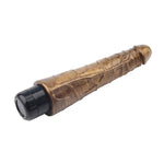 Vibrator realist Johnny Boner Gold, auriu, 23 cm