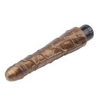 Vibrator realist Johnny Boner Gold, auriu, 23 cm