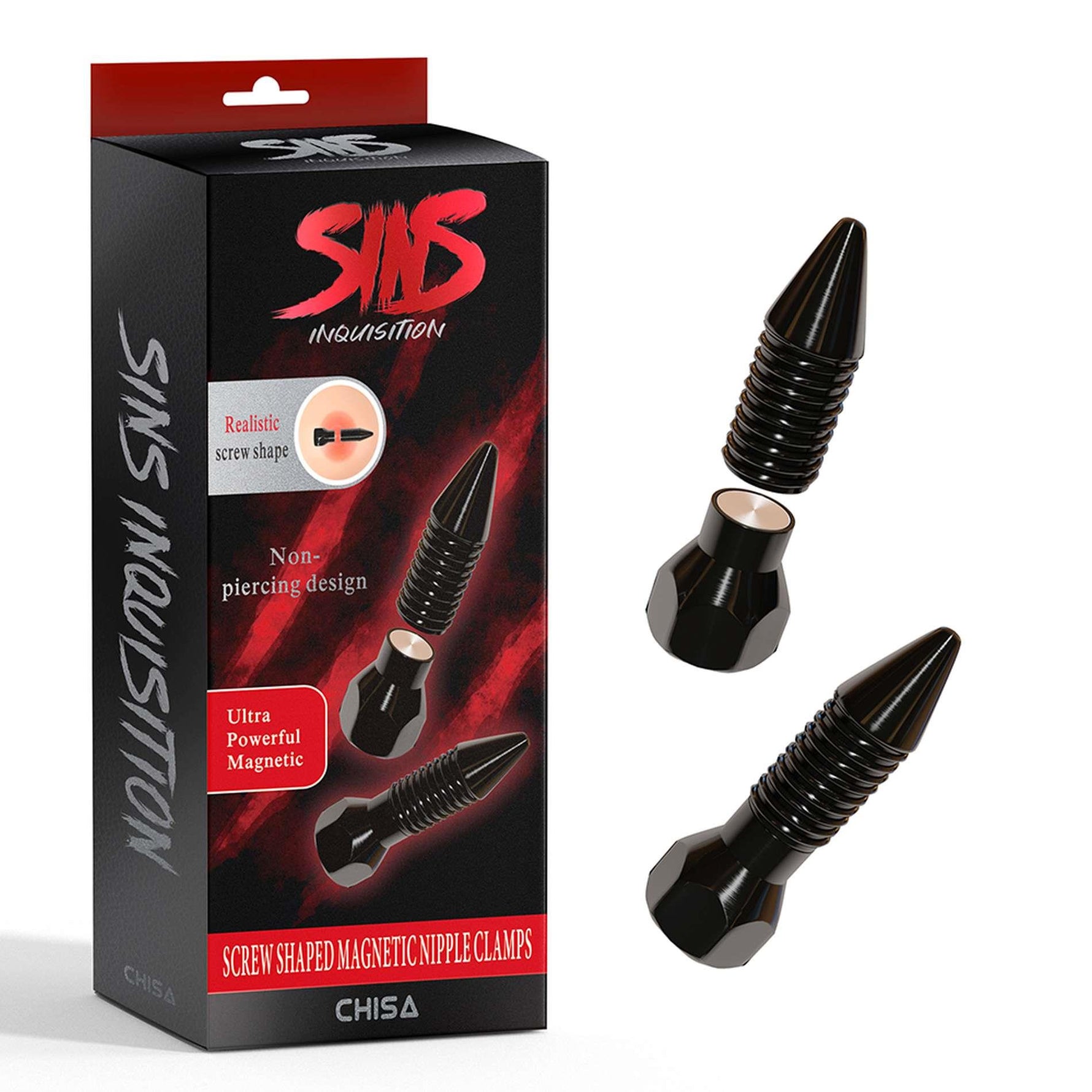 Cleme magnetice pentru mameloane cu șurub Sins