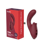 Stimulator clitoridian impermeabil din silicon Kissen Tide 18 cm