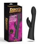 Vibrator electric Fierce Euphoria din silicon, rezistent la apă, negru