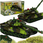 Tanc telecomandat RC War Tank 9993 2.4 GHz camuflaj forestier