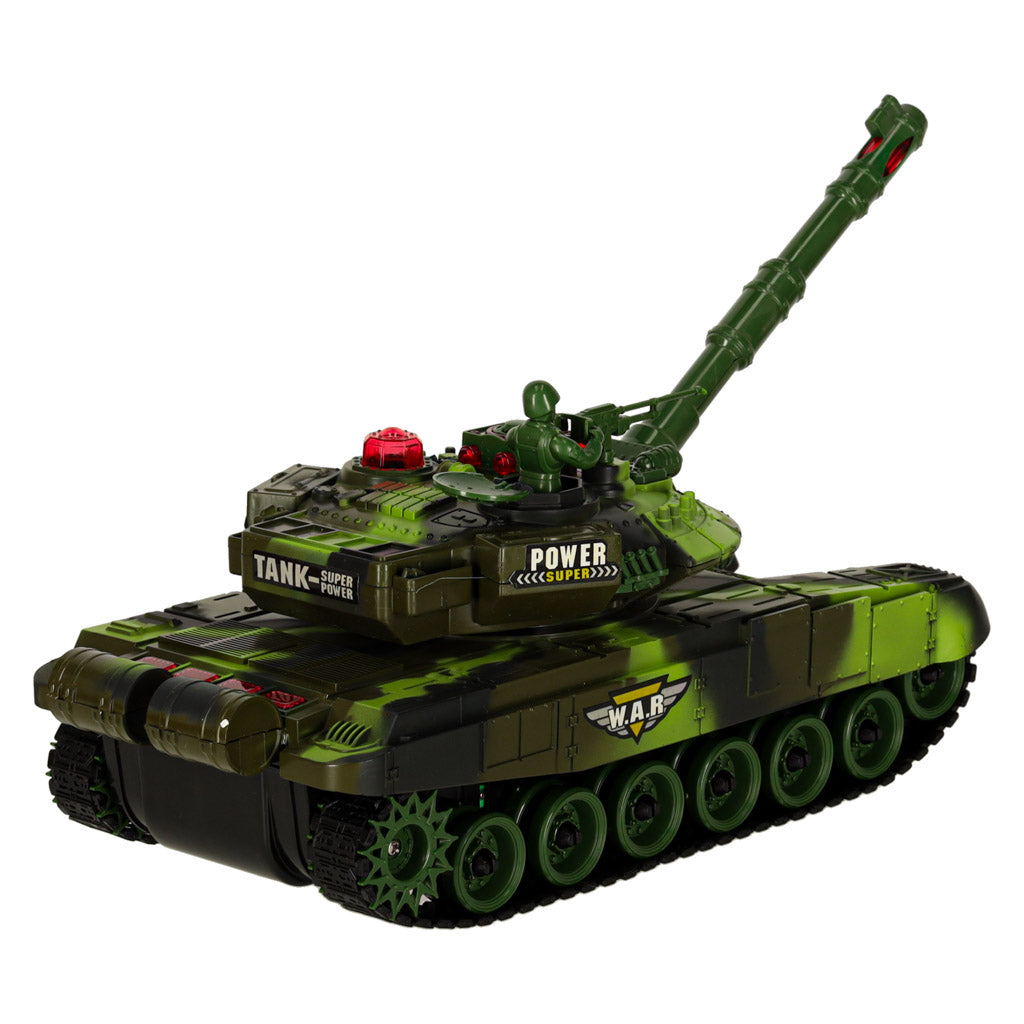 Tanc telecomandat RC War Tank 9993 2.4 GHz camuflaj forestier