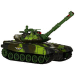 Tanc telecomandat RC War Tank 9993 2.4 GHz camuflaj forestier