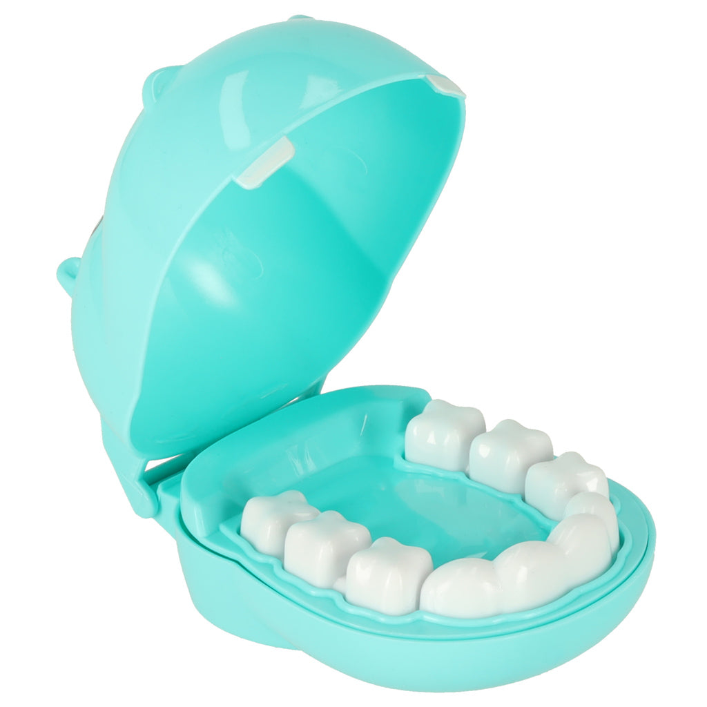 Set medical dentist hipopotam albastru