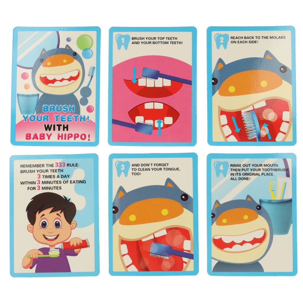 Set medical dentist hipopotam albastru