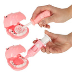 Set medical dentist hipopotam roz