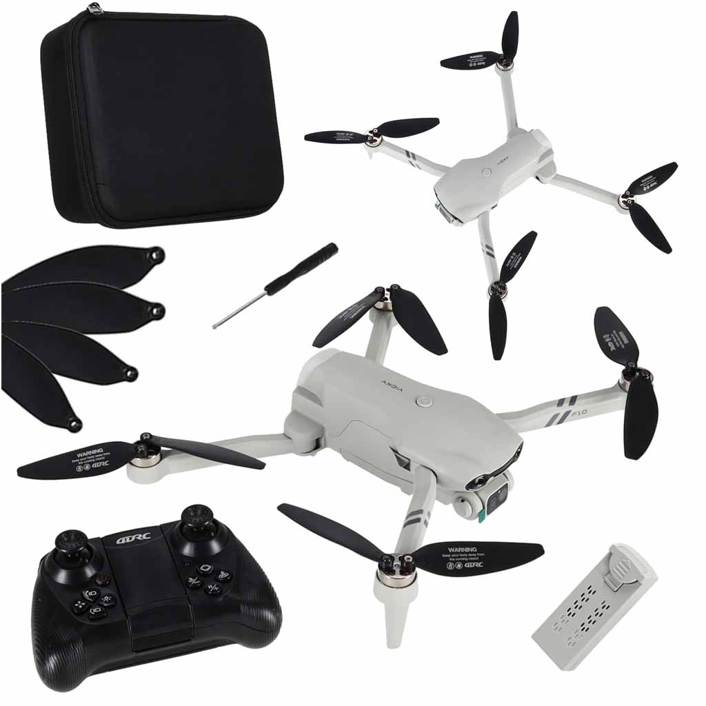 Dronă RC 4DRC F10 FPV cu cameră wifi LED 3.7V