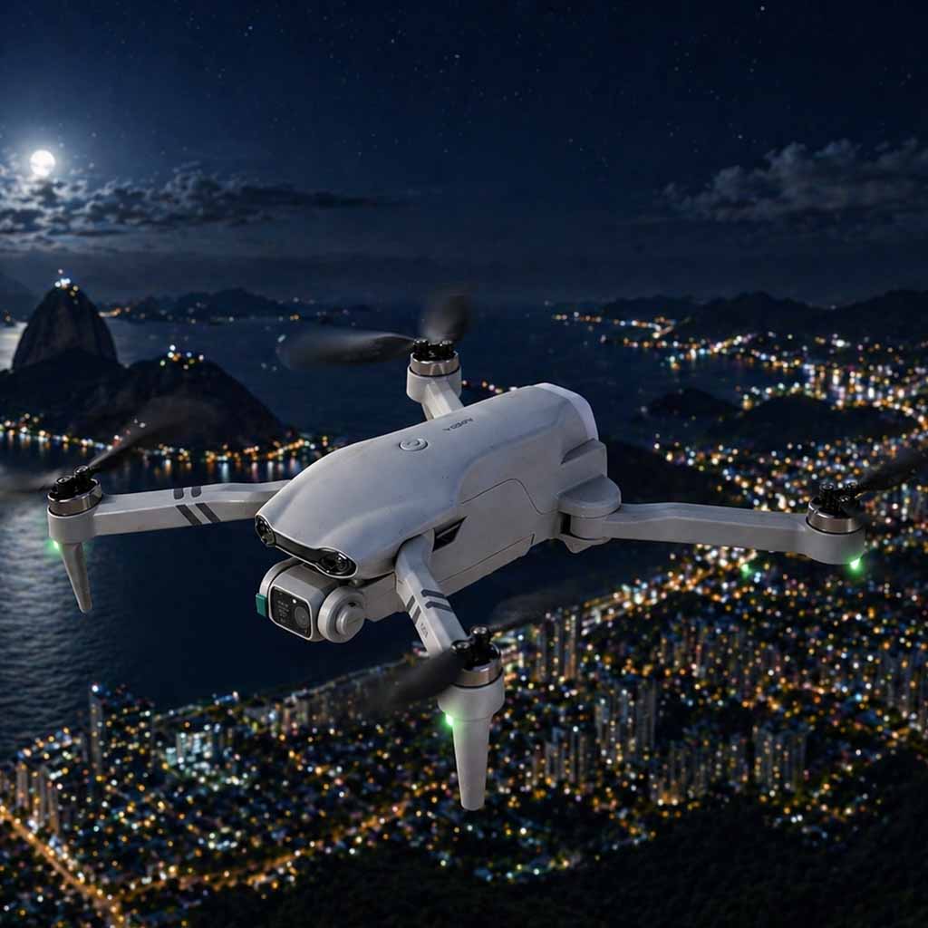 Dronă RC 4DRC F10 FPV cu cameră wifi LED 3.7V