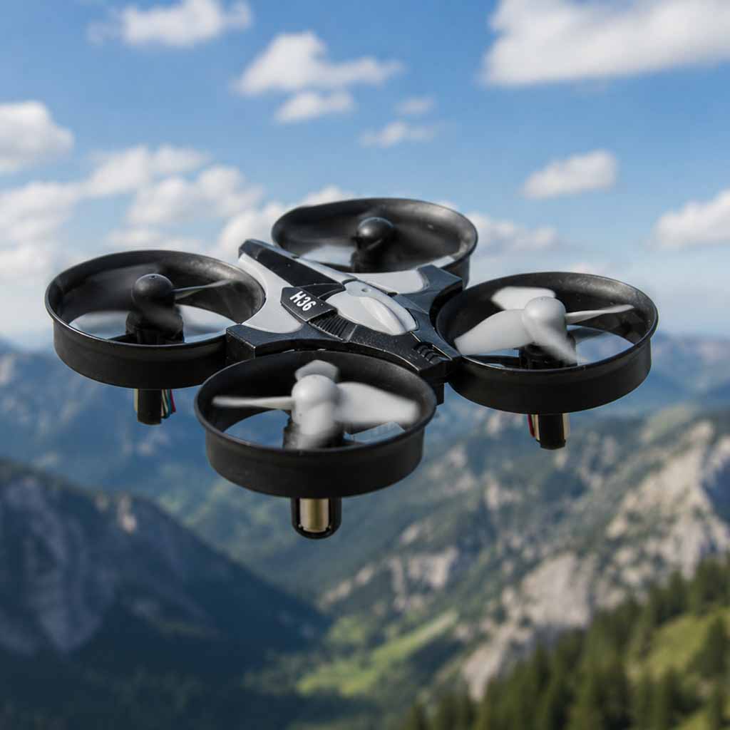 JJRC H36 Mini dronă RC 2.4GHz 4CH LED 6 axe giroscop ușoară