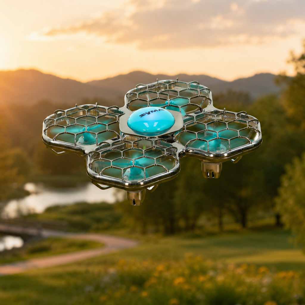 Dronă RC Syma X26PRO 2.4GHz Wi-Fi neagră