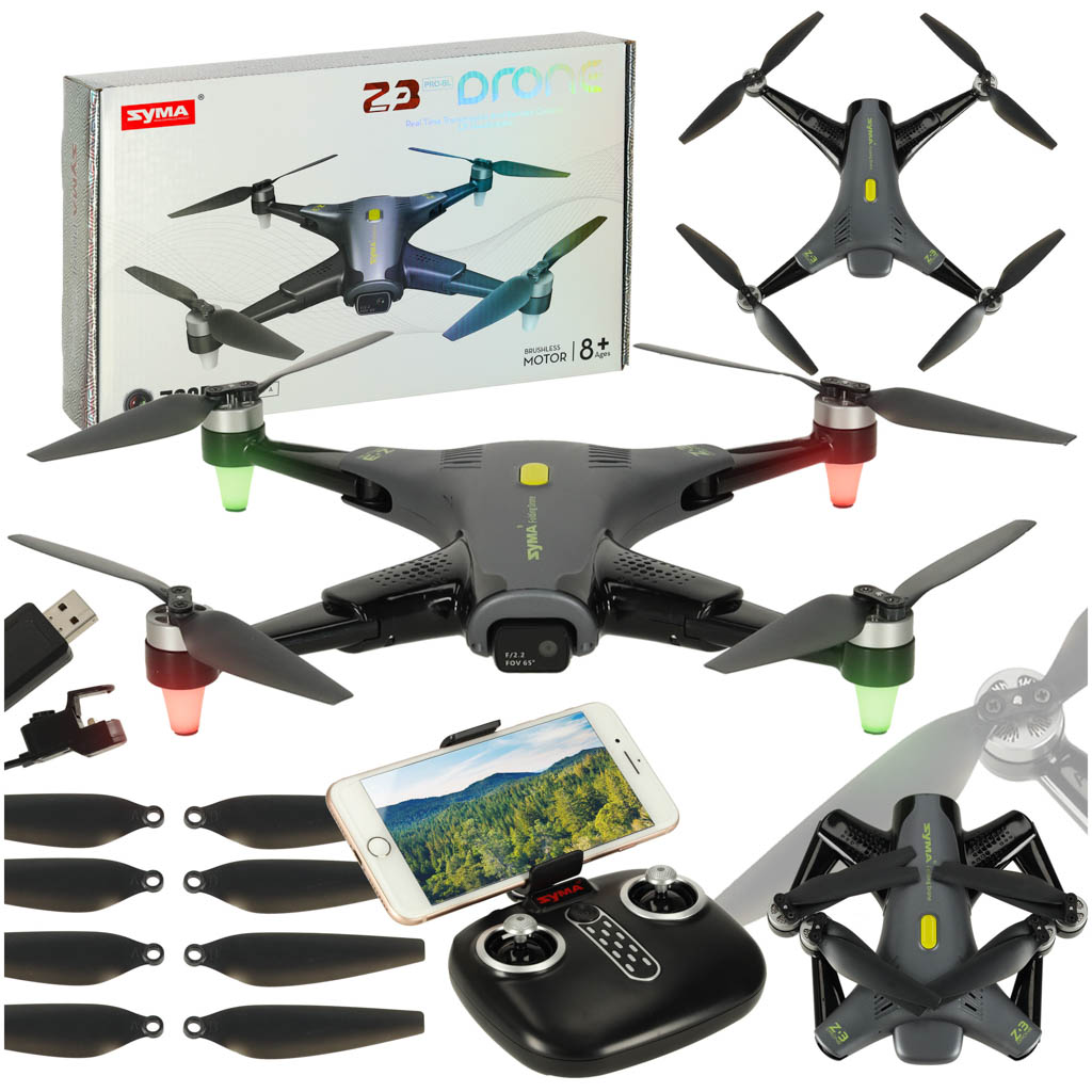Dronă RC Syma Z3PRO 2.4GHz 4CH Wi-Fi Negru