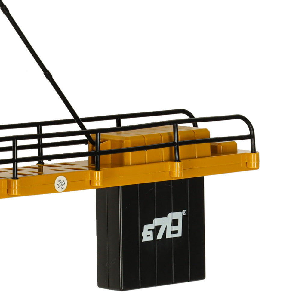Macara de construcții RC controlată de la distanță cu cârlig 4CH 128 cm