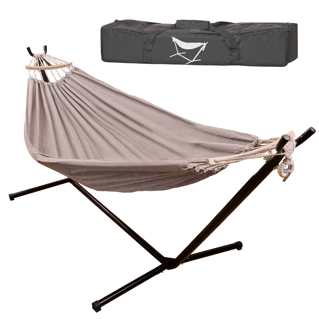 Hamac de grădină cu cadru balansoar, husă mare, rezistentă, 247 cm, 100 kg