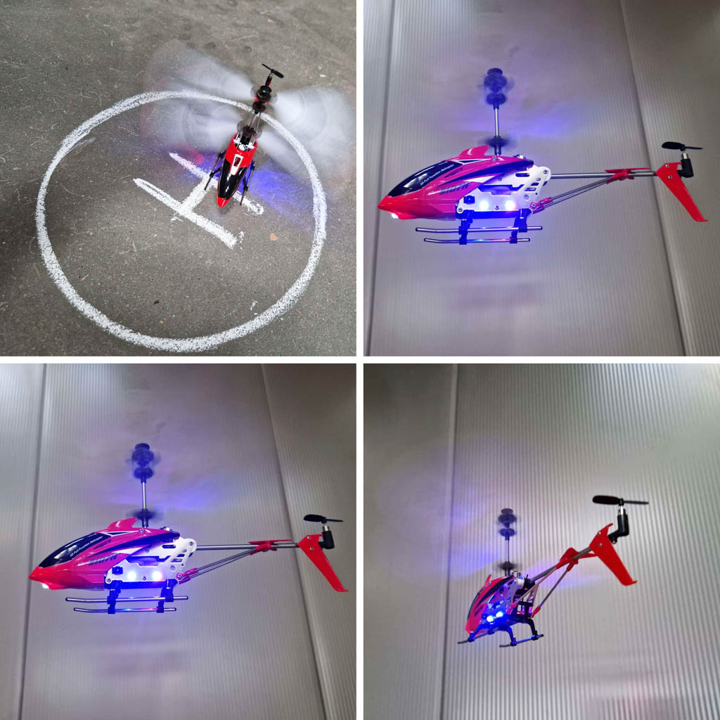 Elicopter telecomandat RC SYMA S107H 2.4GHz RTF roșu