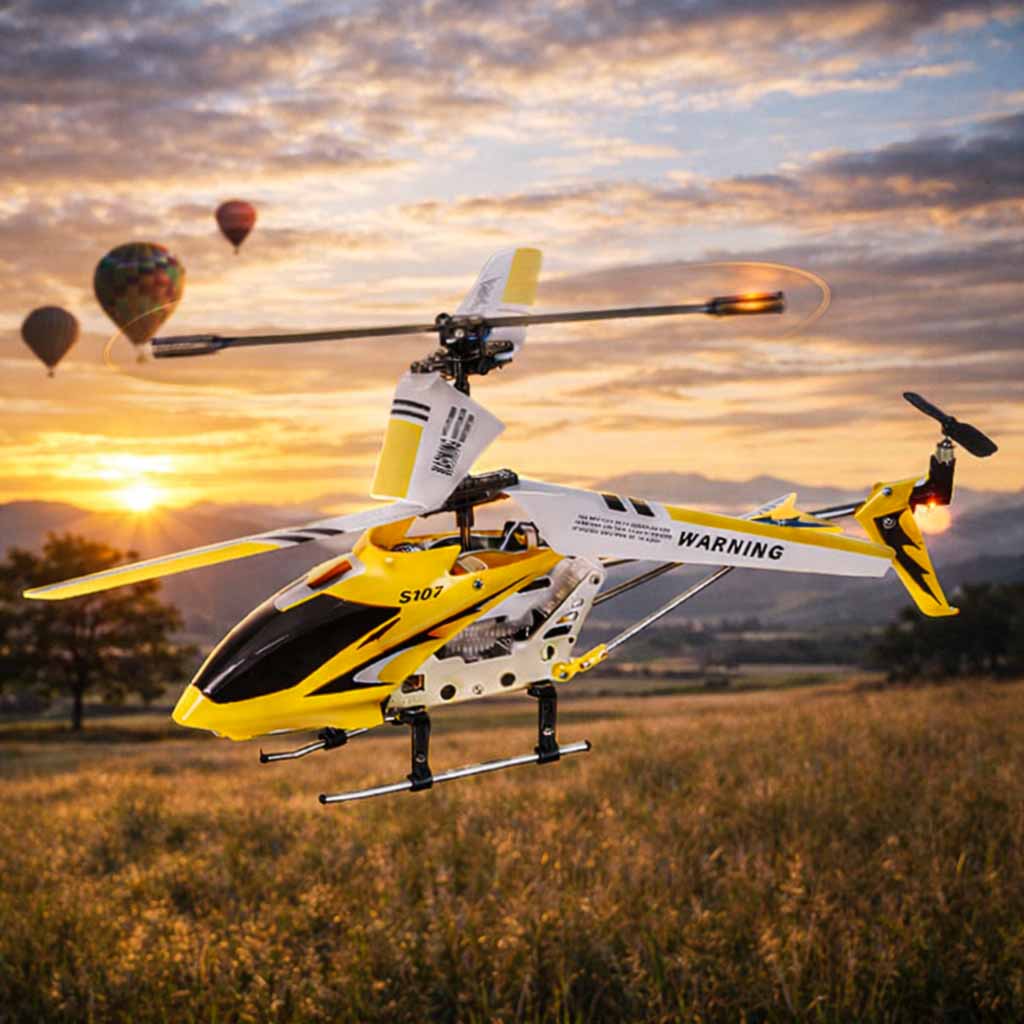 Elicopter cu telecomandă RC SYMA S107G galben