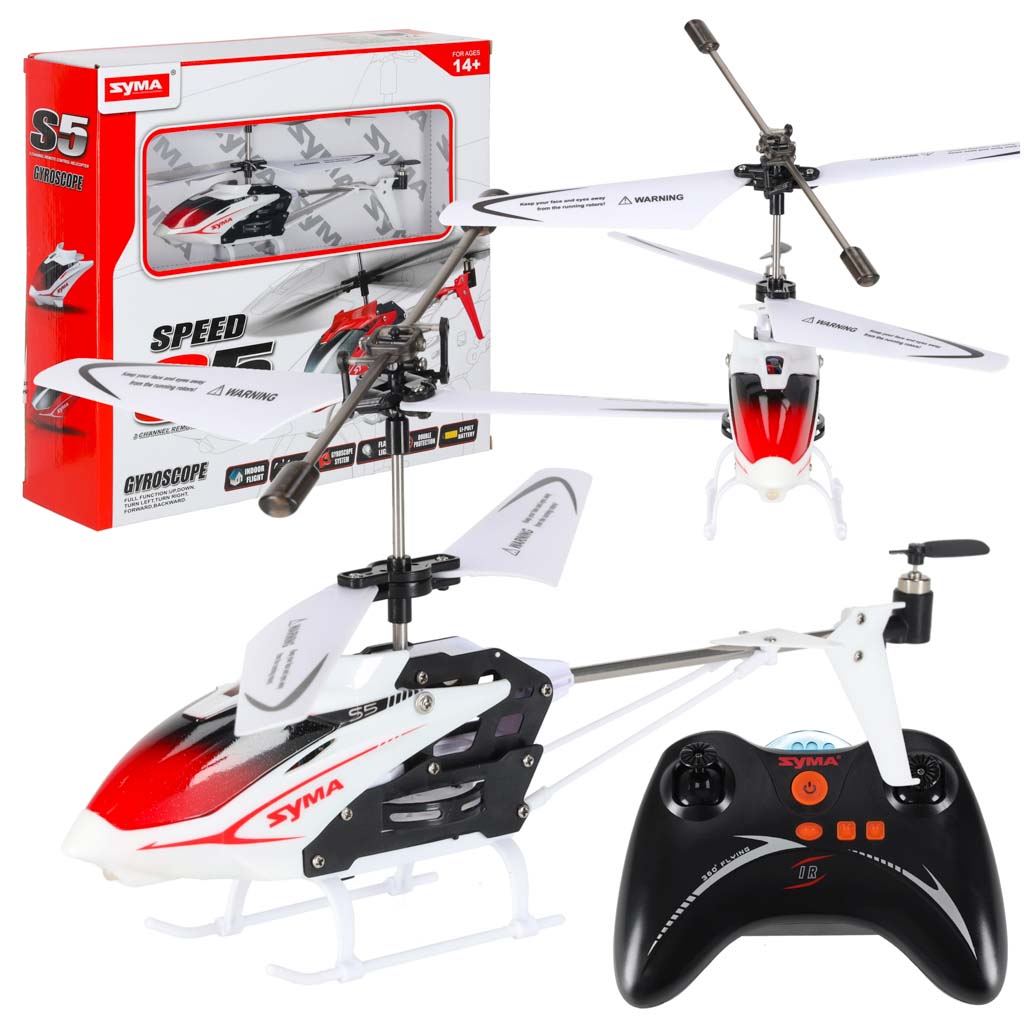 Elicopter cu telecomandă RC SYMA S5 3CH alb