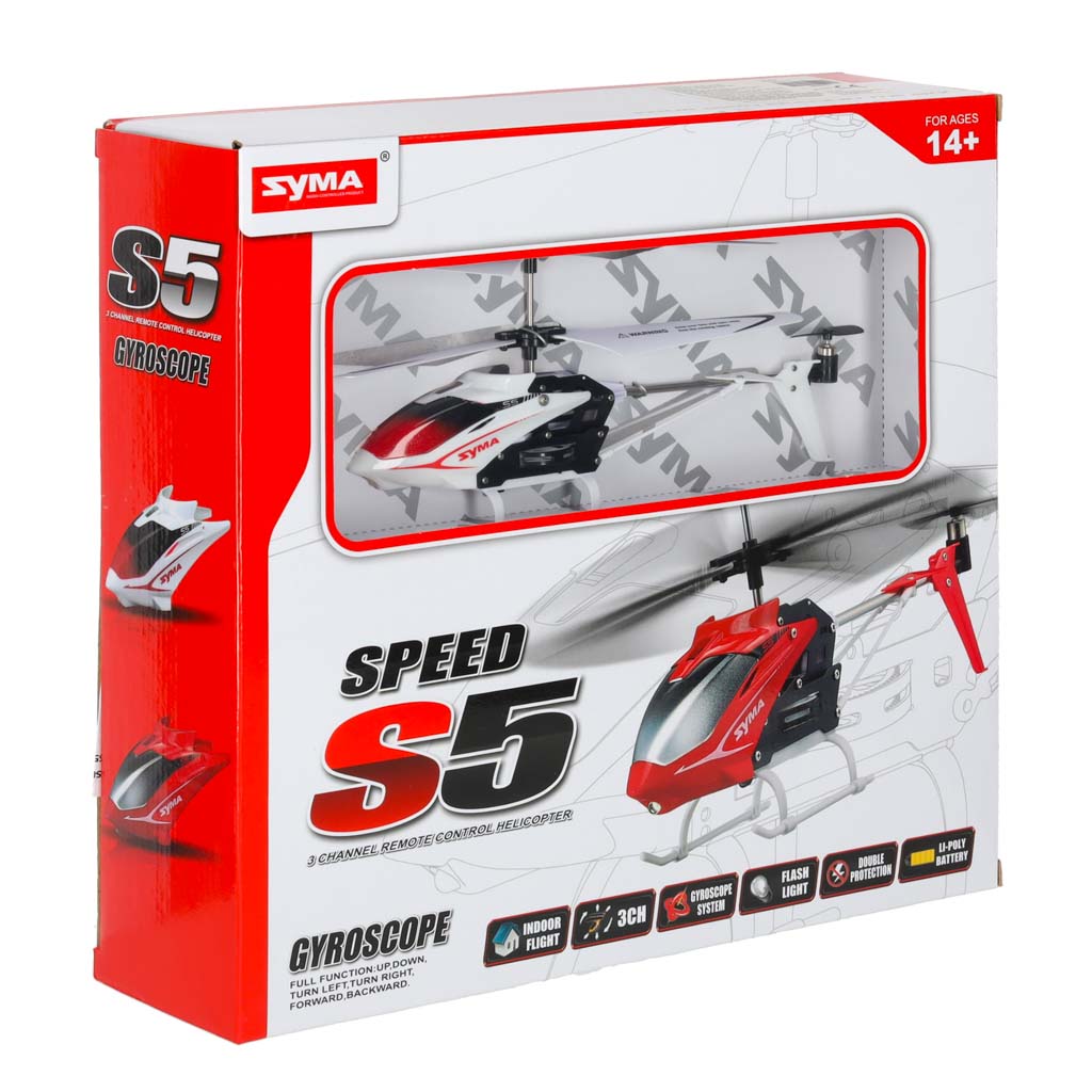 Elicopter cu telecomandă RC SYMA S5 3CH alb