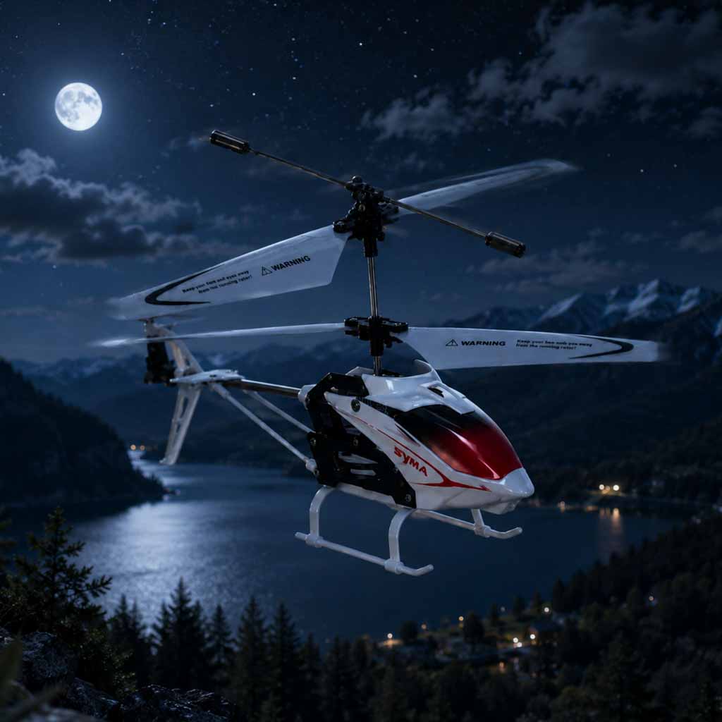 Elicopter cu telecomandă RC SYMA S5 3CH alb