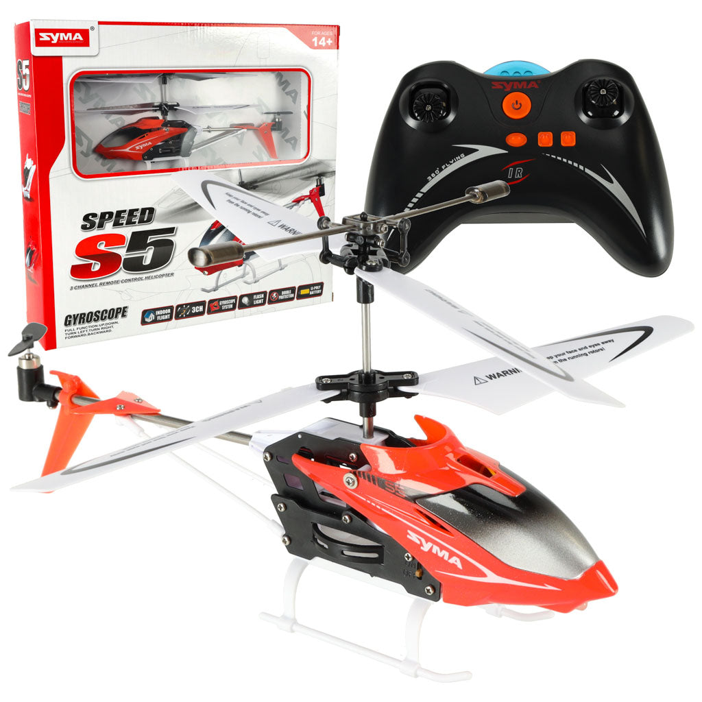 Elicopter cu telecomandă RC SYMA S5 3CH roșu