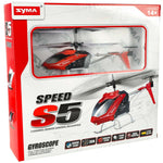Elicopter cu telecomandă RC SYMA S5 3CH roșu