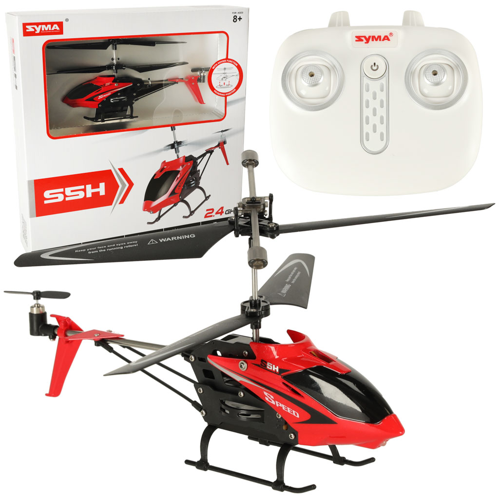 Elicopter telecomandat RC SYMA S5H 2.4GHz RTF roșu