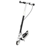 Trotinetă TRIKE FIX pentru copii cu două roți, LED, pliabilă, frâne duble, neagră