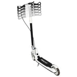 Trotinetă TRIKE FIX pentru copii cu două roți, LED, pliabilă, frâne duble, neagră