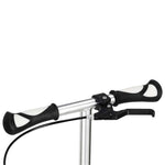 Trotinetă TRIKE FIX pentru copii cu două roți, LED, pliabilă, frâne duble, neagră