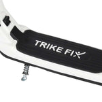 Trotinetă TRIKE FIX pentru copii cu două roți, LED, pliabilă, frâne duble, neagră