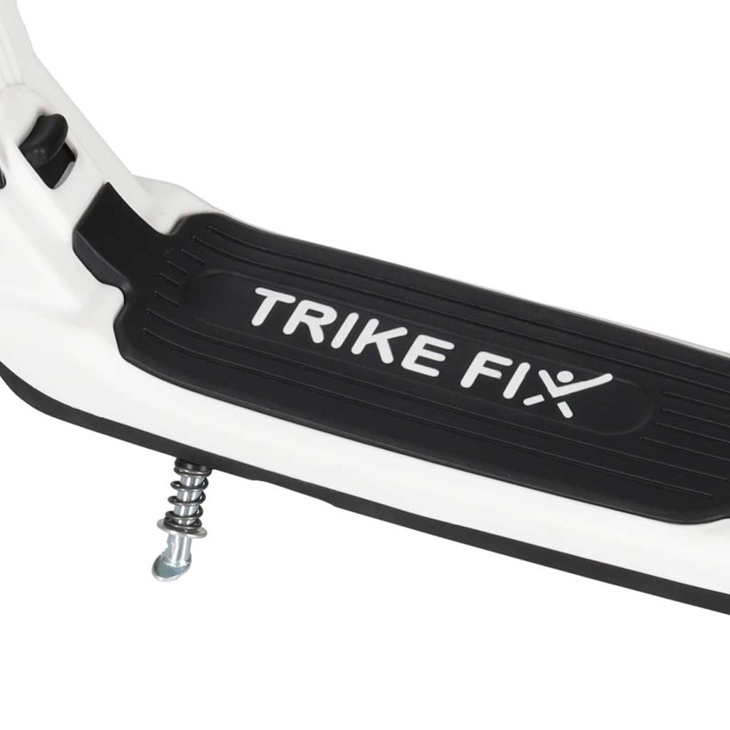 Trotinetă TRIKE FIX pentru copii cu două roți, LED, pliabilă, frâne duble, neagră